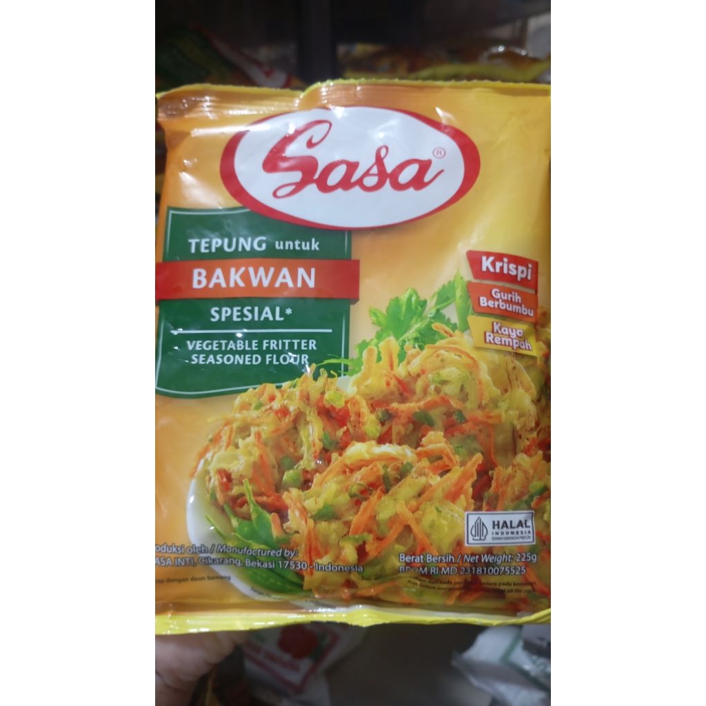 

Tepung bakwan Sasa tepung berbumbu