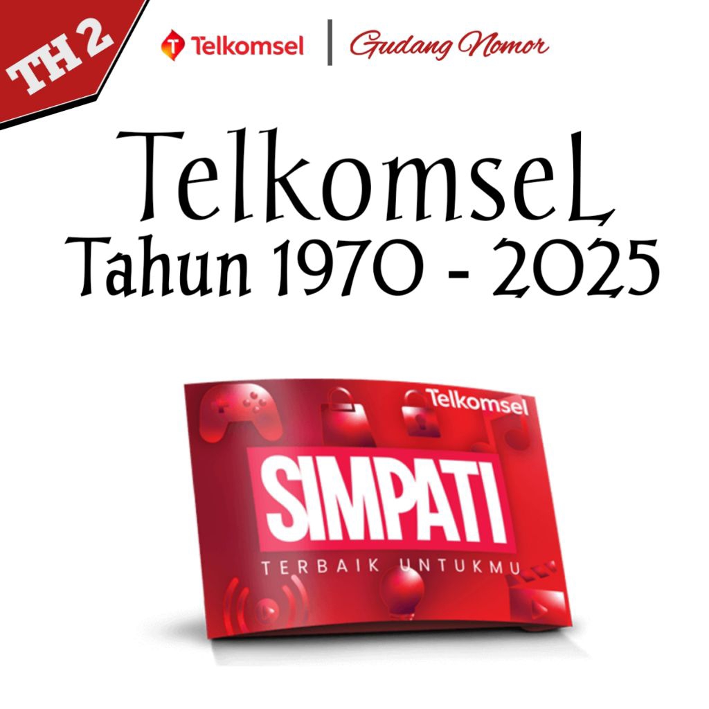 Nomer Cantik Simpati Seri Tahun Lahir 1980-2024 Kartu Perdana No Cantik Telkomsel Seri Tahun