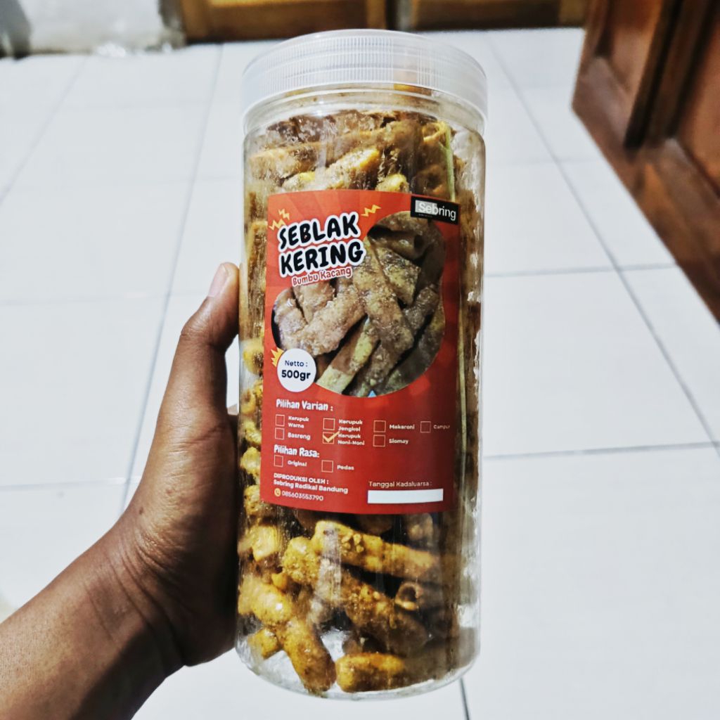

Seblak Kering Bumbu Kacang Kerupuk Noni-Noni