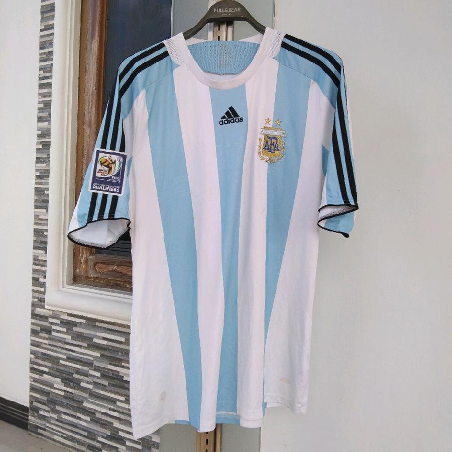 Jersey Argentina 2008 Qualifiers World cup 2010 Original adidas XL vintage rare ori classic Messi ag