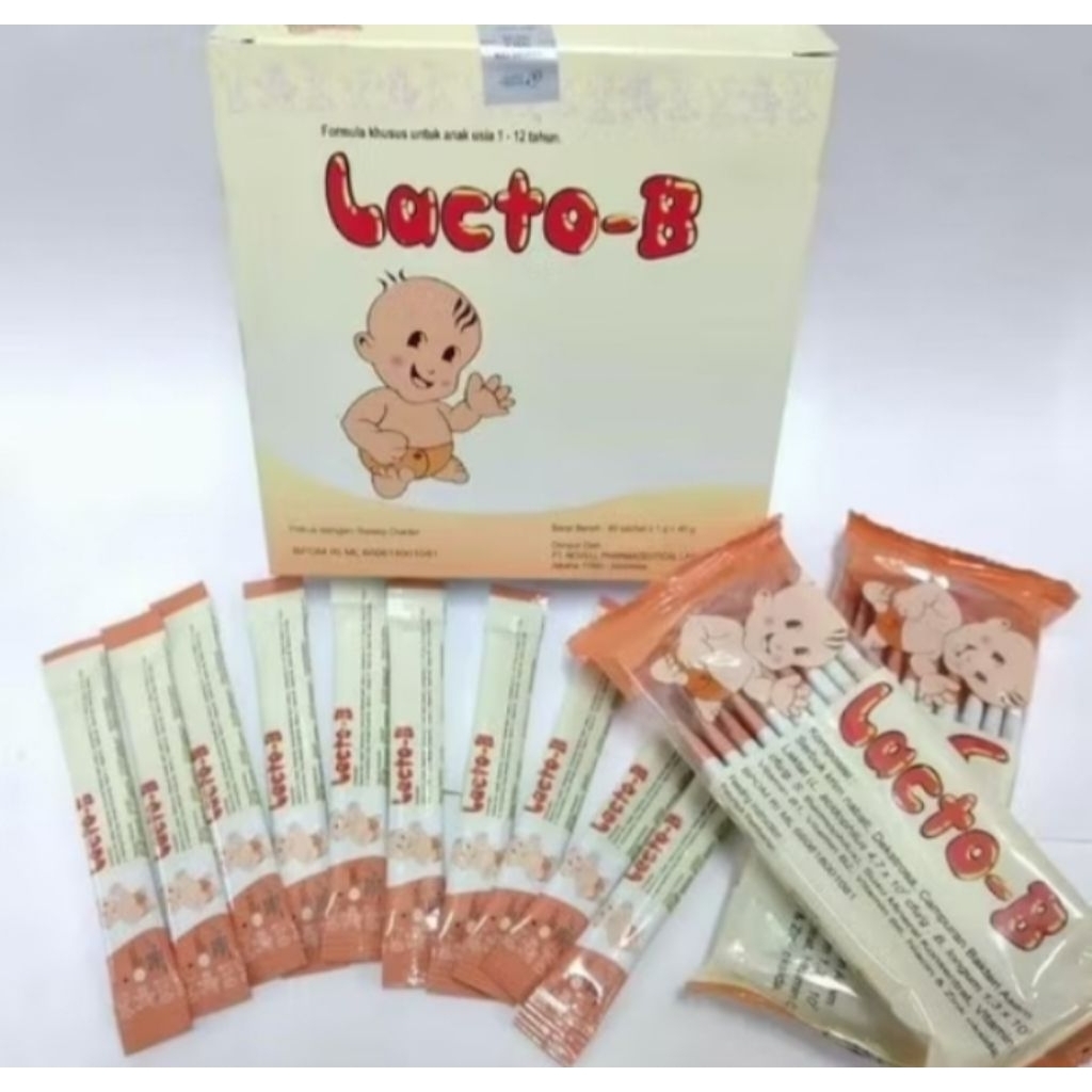 lacto B/probiotik anak/Suplemen makanan anak/ kesehatan pencernaan anak dan bayi (1 Sachet)
