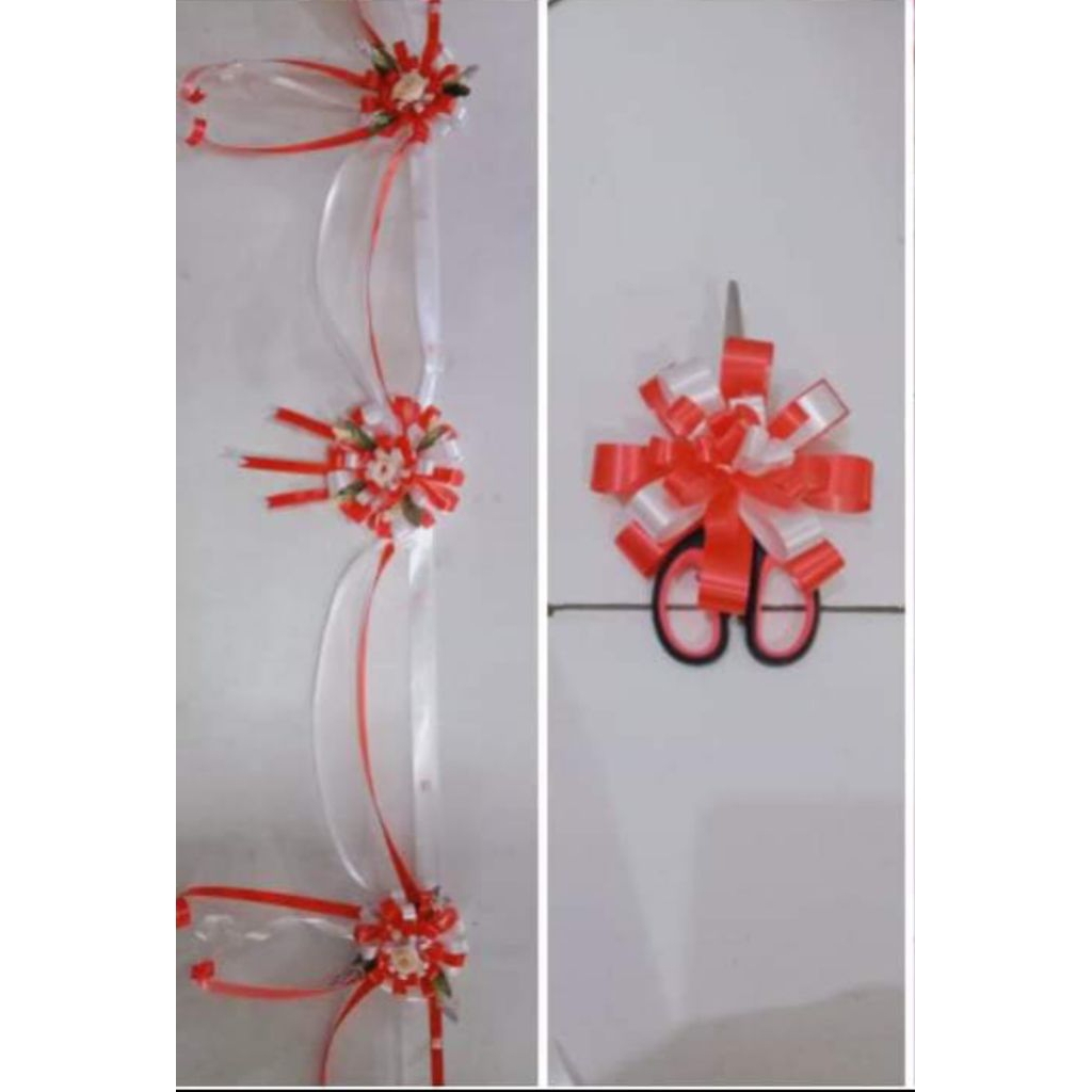 

pita potong/gunting pita peresmian merah putih uk besar