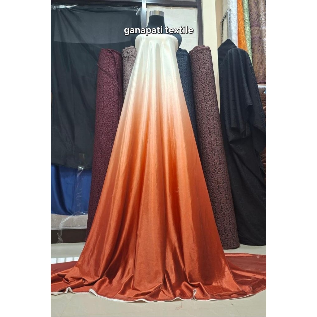 Bludru ombre terbaru/bludru pelangi/bludru premium/higt quality/harga persetengah meter