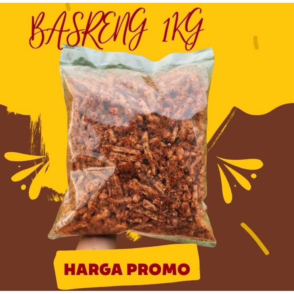

1KG Basreng Pedas Daun Jeruk Original Mix Murah 20rb Sultan Sajodo Bandung Makanan Termurah Terlaris