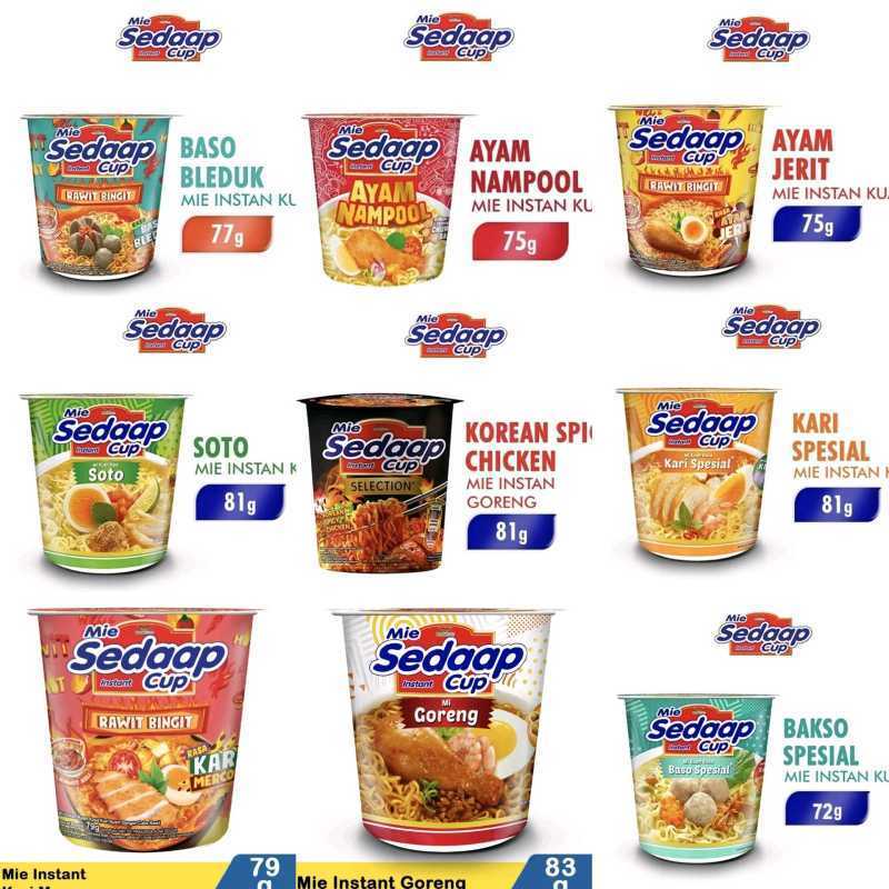 

SEDAP CUP KUAH/GORENG ( 1 CUP )