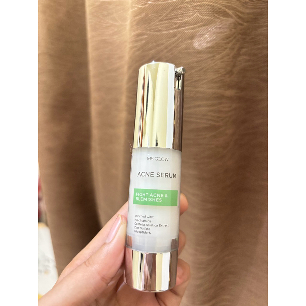 MS Glow Acne serum (preloved isi 98%)
