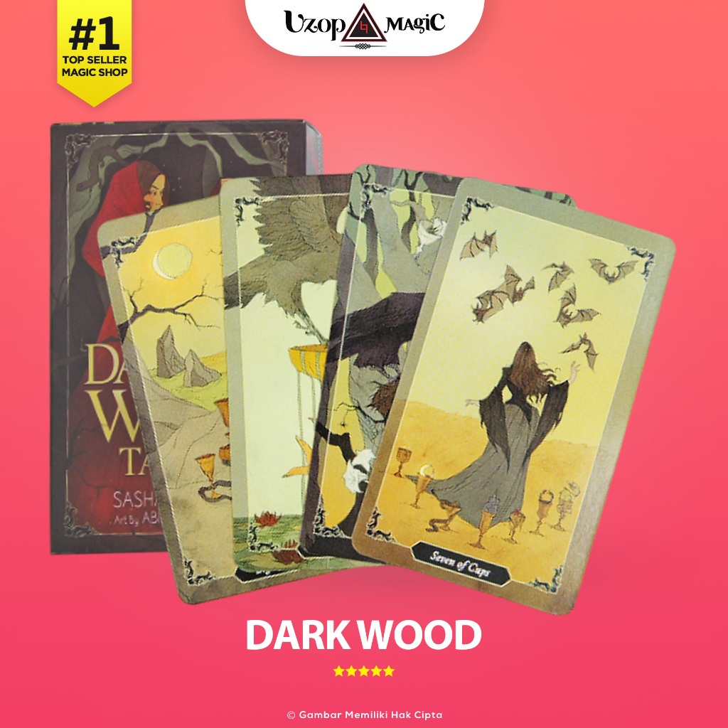 Kartu Tarot Dark Wood Tarot Reading - Uzop Magic Shop