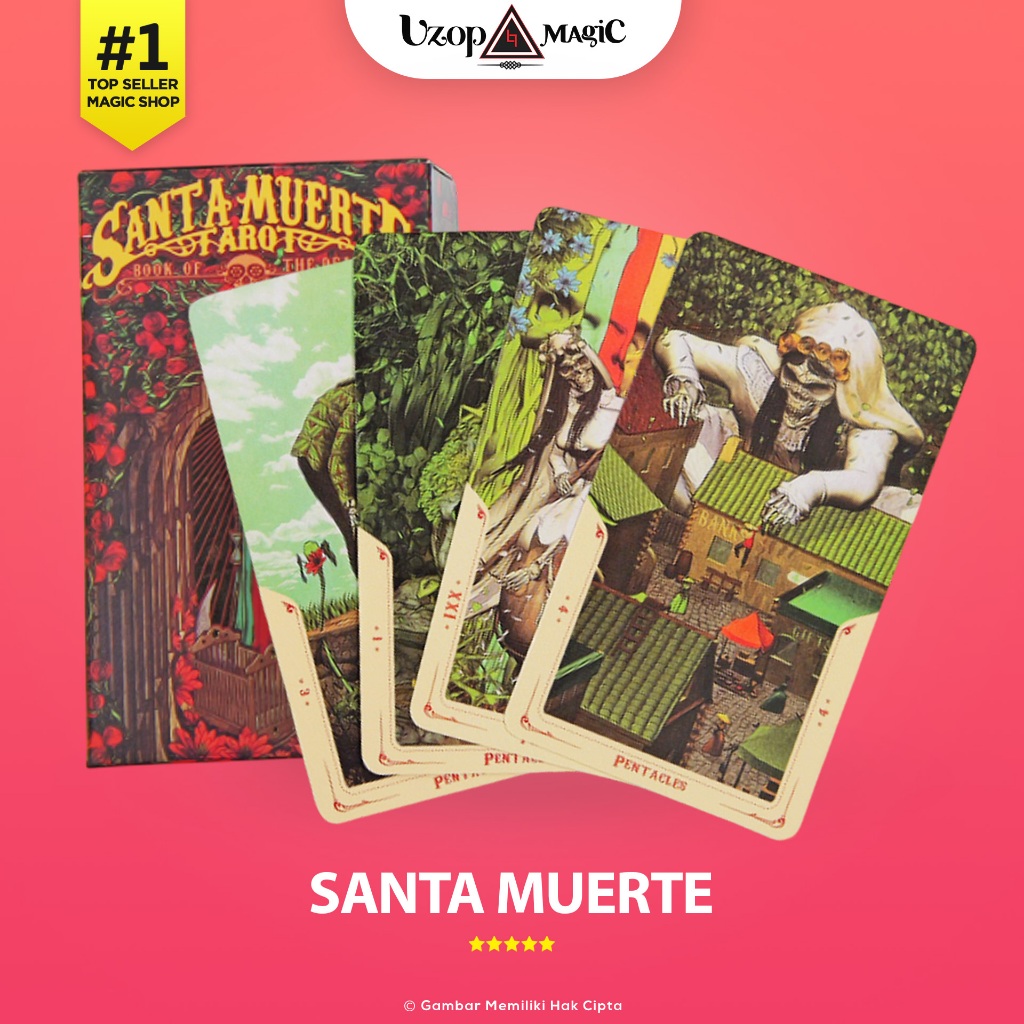 Kartu Tarot Santa Muerte Tarot Reading - Uzop Magic Shop