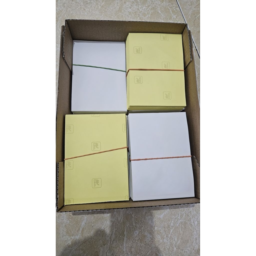 

Sticker Hvs Ukuran A6 (10,5 cm x 14,8 cm) Isi 100 Lembar/pack, Kertas Resi, bontag Doff