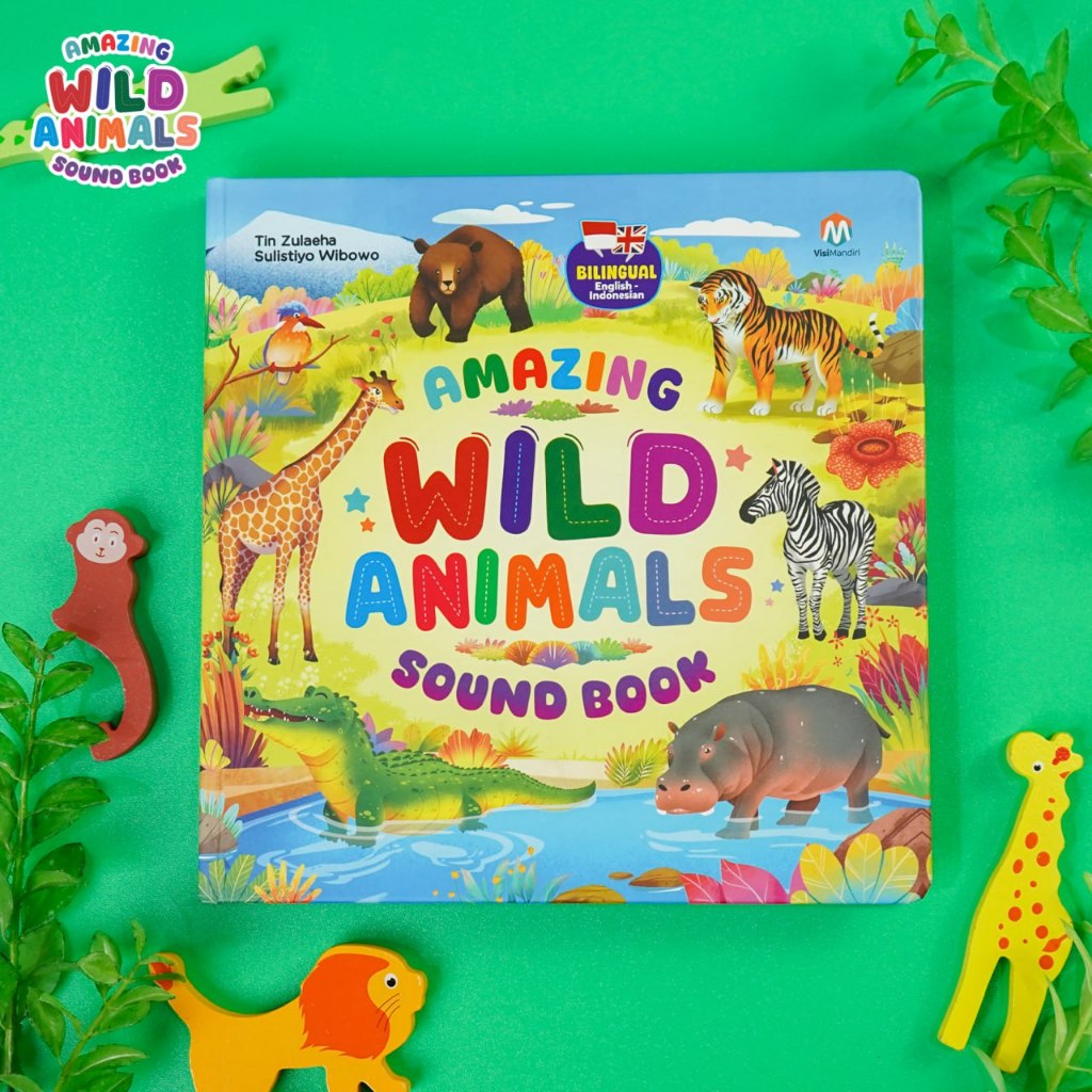 [Ziyadbooks] Amazing Wild Animals Sound Book - Pop Up Book -