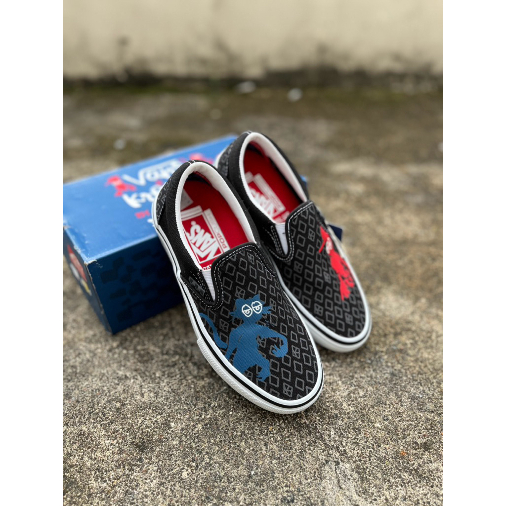 VANS SKATE SLIP ON KROOKED NATAS BY RAY ORIGINAL