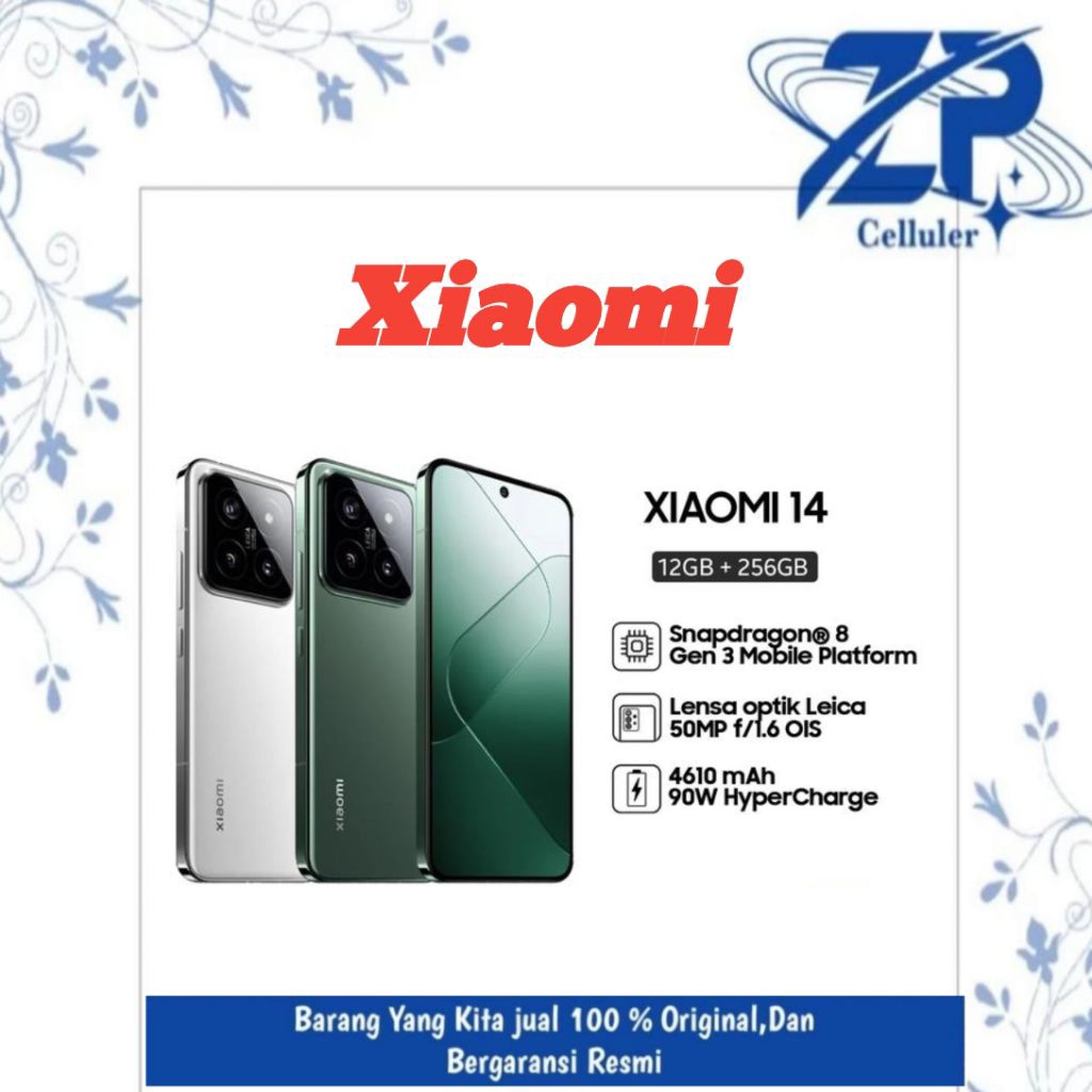 XIOMI MI14 5G RAM 12GB/ROM 256GB GARANSI RESMI