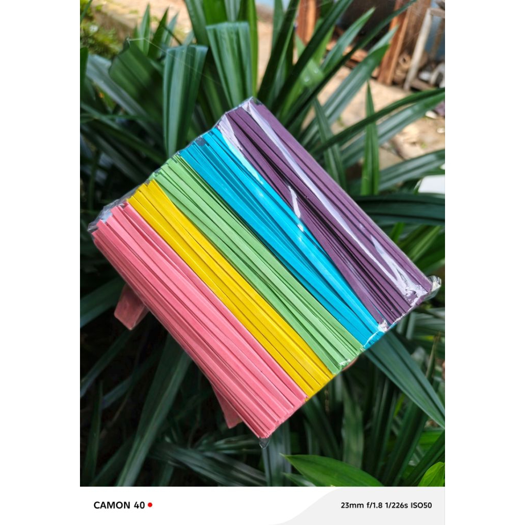 mie gepeng rainbow 1kg cemilan manis