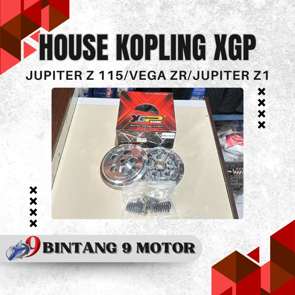 RUMAH KOPLING/HOUSE KOPLING XGP JUPITER Z 115/VEGA ZR/JUPITER Z1-BINTANG SEMBILAN MOTOR