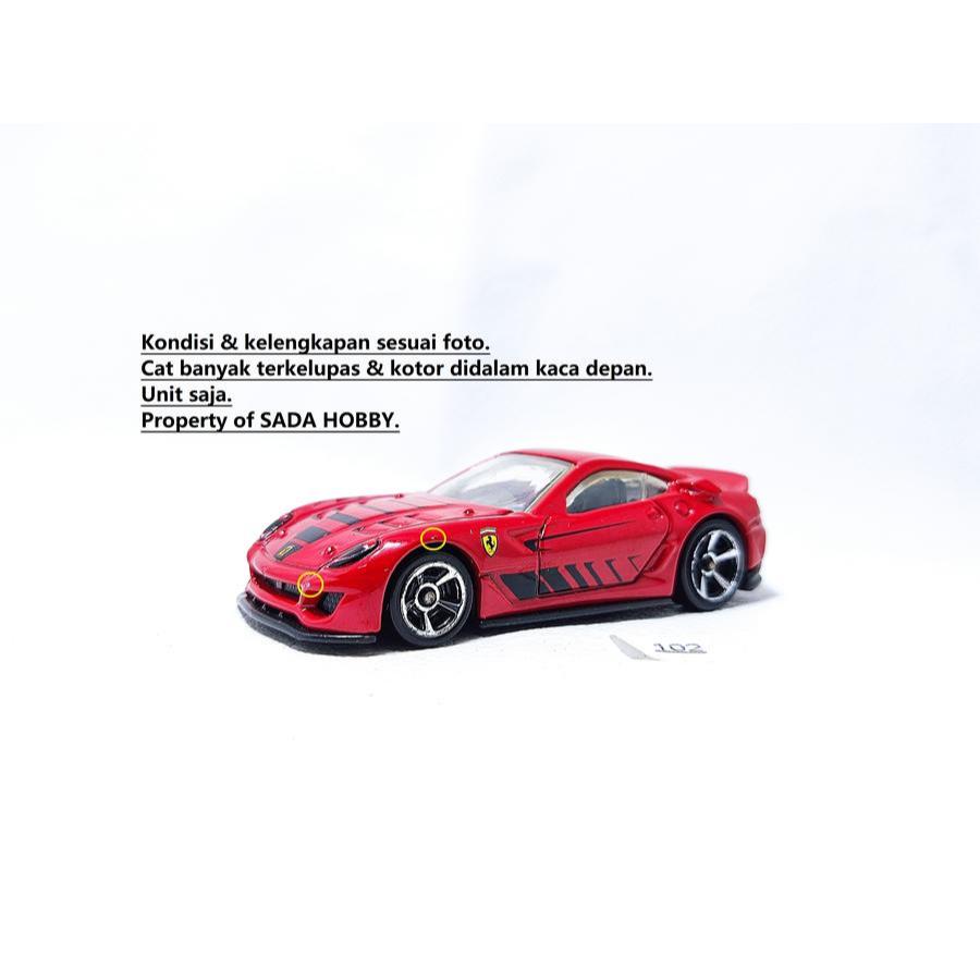 Hotwheels Hot Wheels Ferrari 599xx Merah Loose Minus