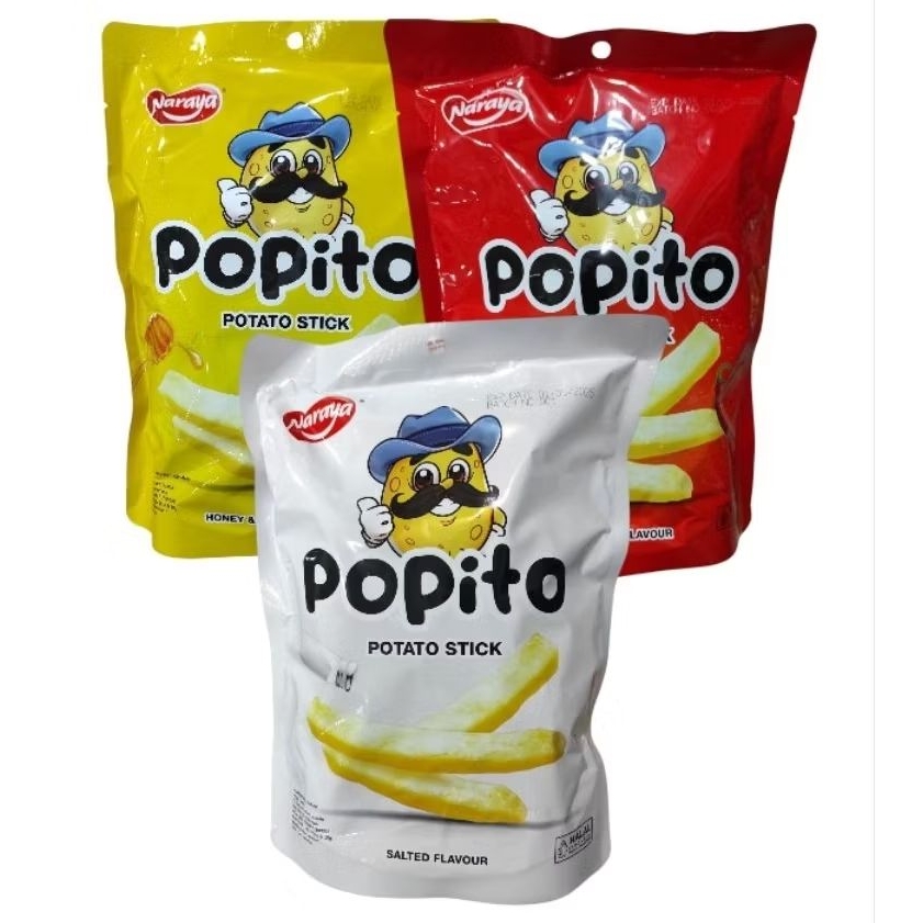 

Naraya Popito Potato Stick 100gr ie / Salted 40gr fp