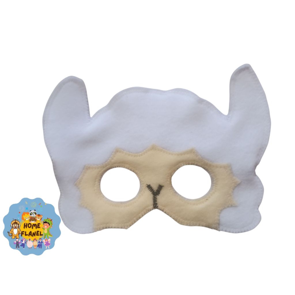 Topeng Karakter Hewan Domba Pesta Kostum Anak Drama Teater