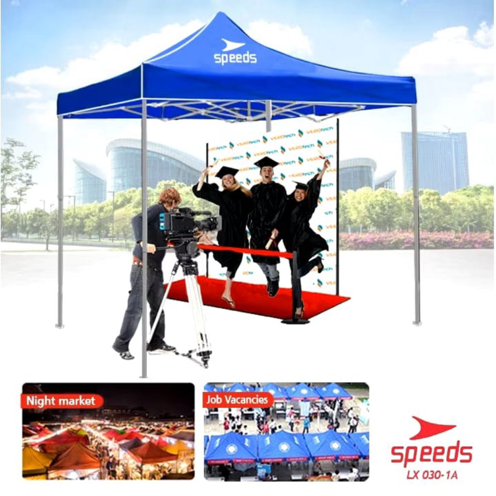 SPEEDS Tenda Lipat 2,5x2,5 (16KG) Tenda Bazar Pameran Tenda gazebo Tenda Dagang