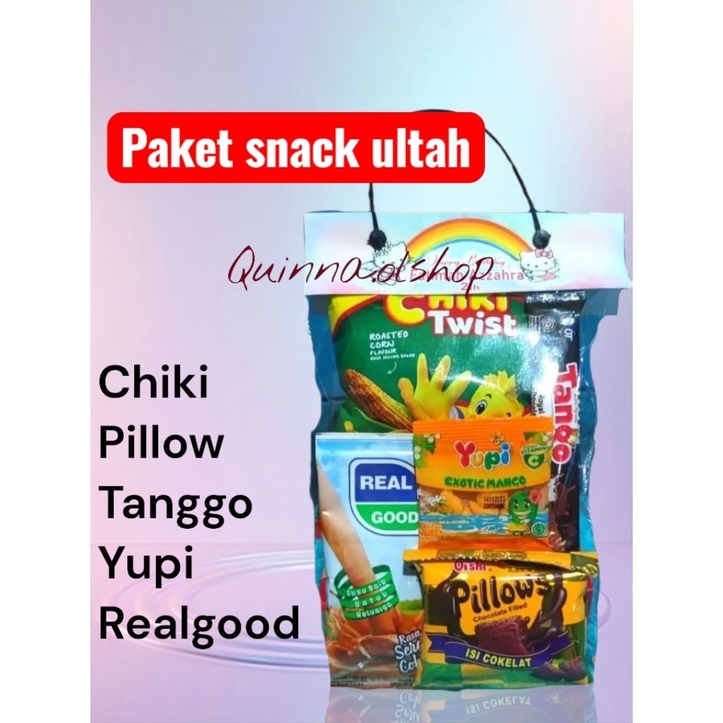 

Paket Snack ultah/ hampers/ hadiah/bingkisan..( bs costum label)