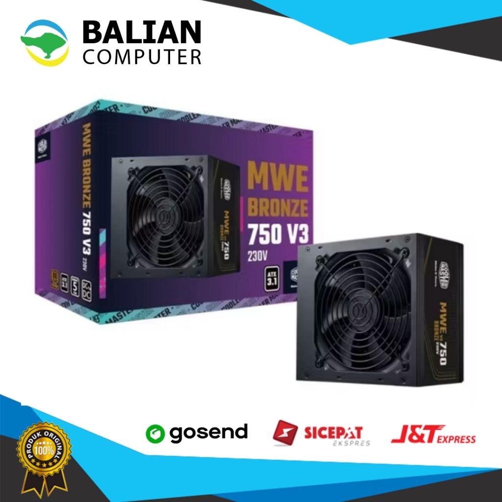 Power Suply Cooler Master MWE Bronze 750 V3