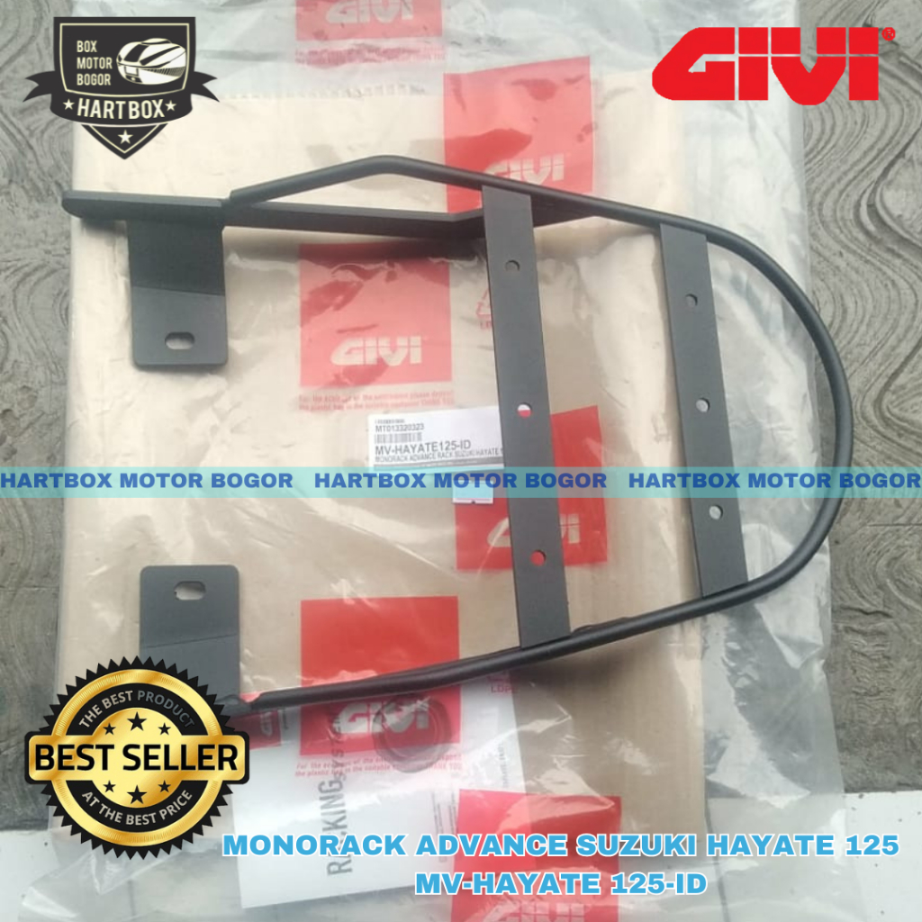 MV-HAYATE 125-ID | MONORACK ADVANCE SUZUKI HAYATE 125 | Bracket Givi HAYATE 125