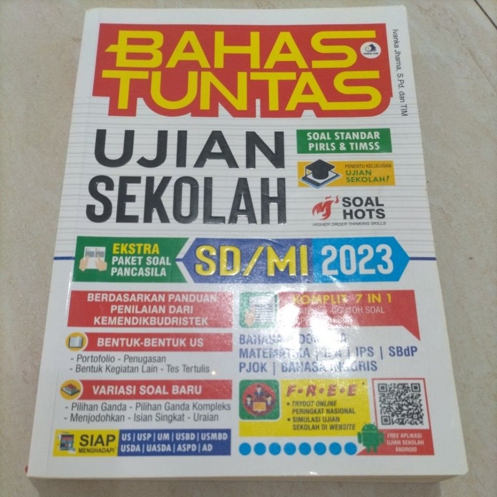 Paket soal Ujian Sekolah SD/MI 2023