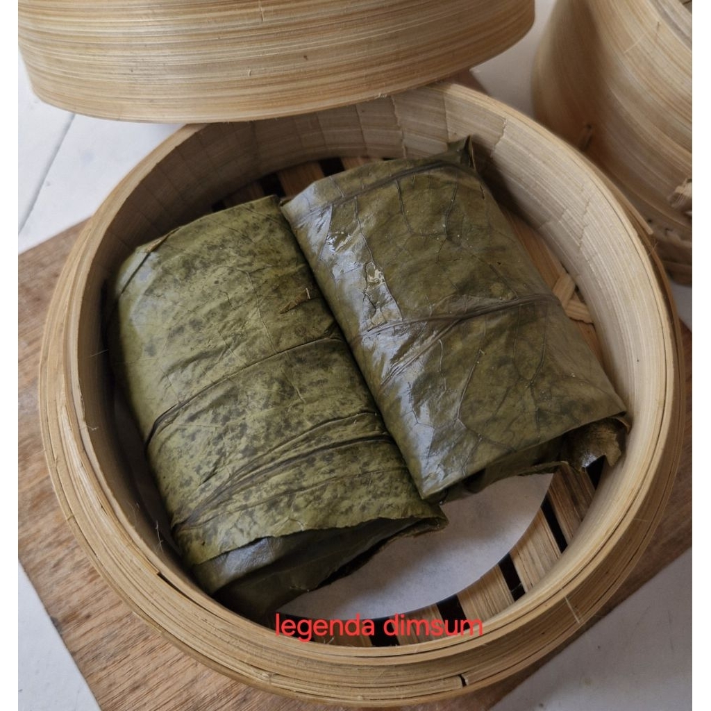 

Lo ma kai Ketan Frozen/Ketan Isi Ayam Jamur