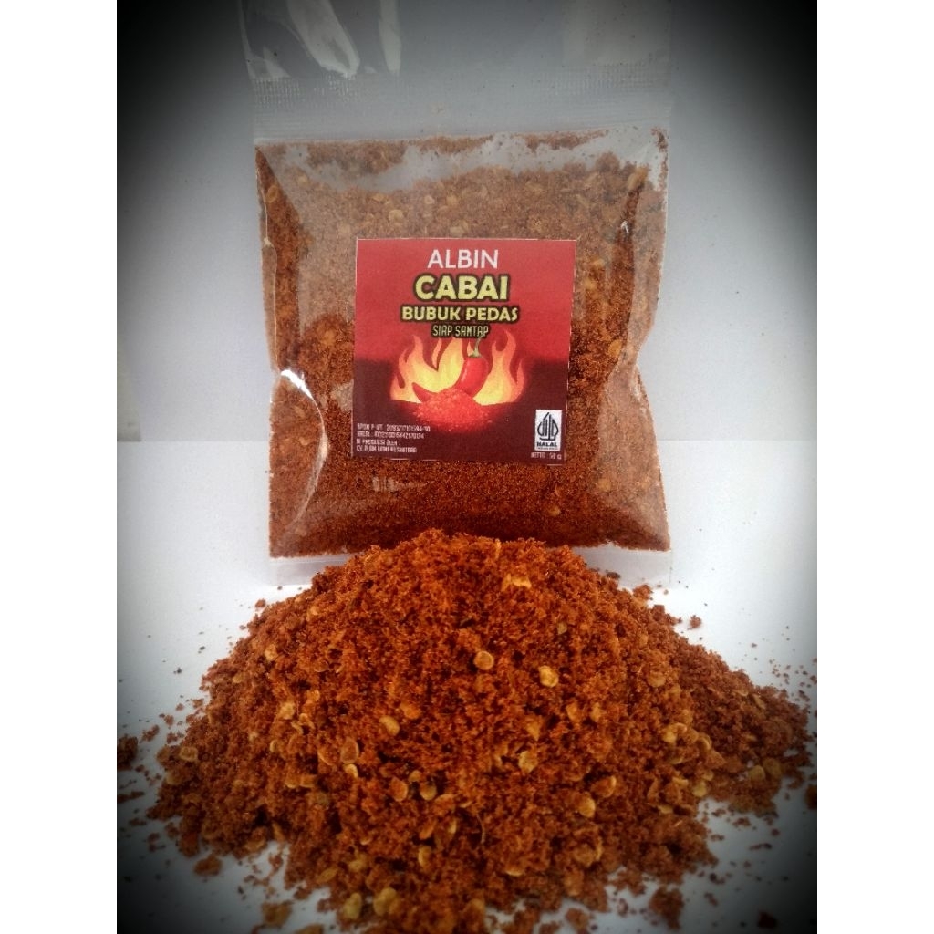

ALBIN CABAI BUBUK 50gram | BON CABE | AROMA JERUK NIPIS