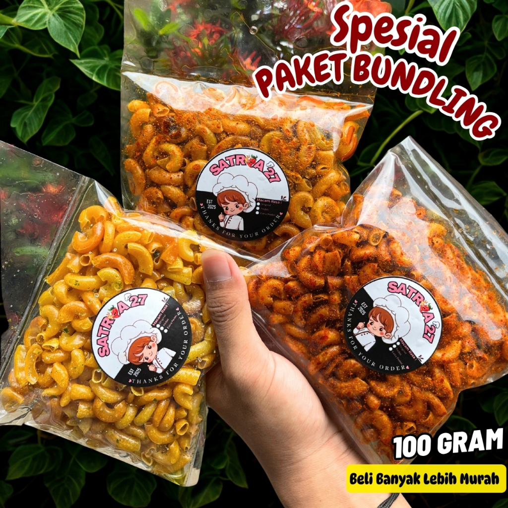 

Makaroni Cikruh Pedas Daun Jeruk Khas Tasikmalaya Paket Hemat Bundling