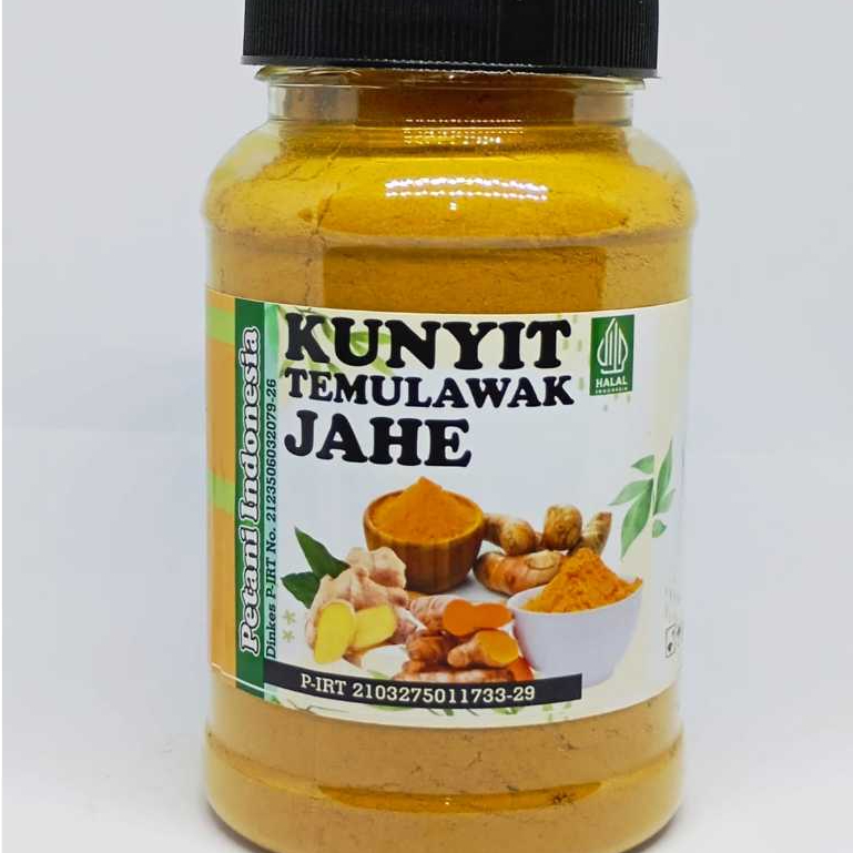 

Ramuan Herbal Tradisional Kunyit Temulawak Jahe Mengatasi Maag Asam Lambung Gangguan Pencernaan gerd 150gram