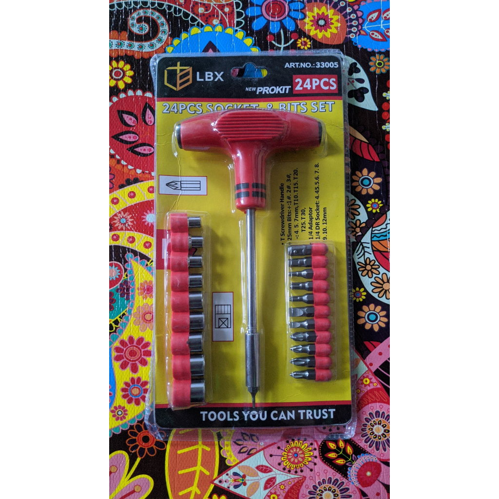 Obeng Kunci T Shock Kombinasi