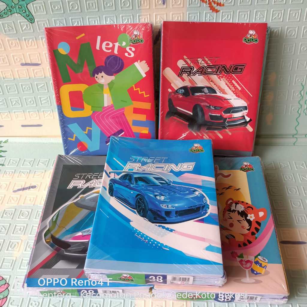 

BUKU TULIS DODO 38 LEMBAR ISI 10 BUKU