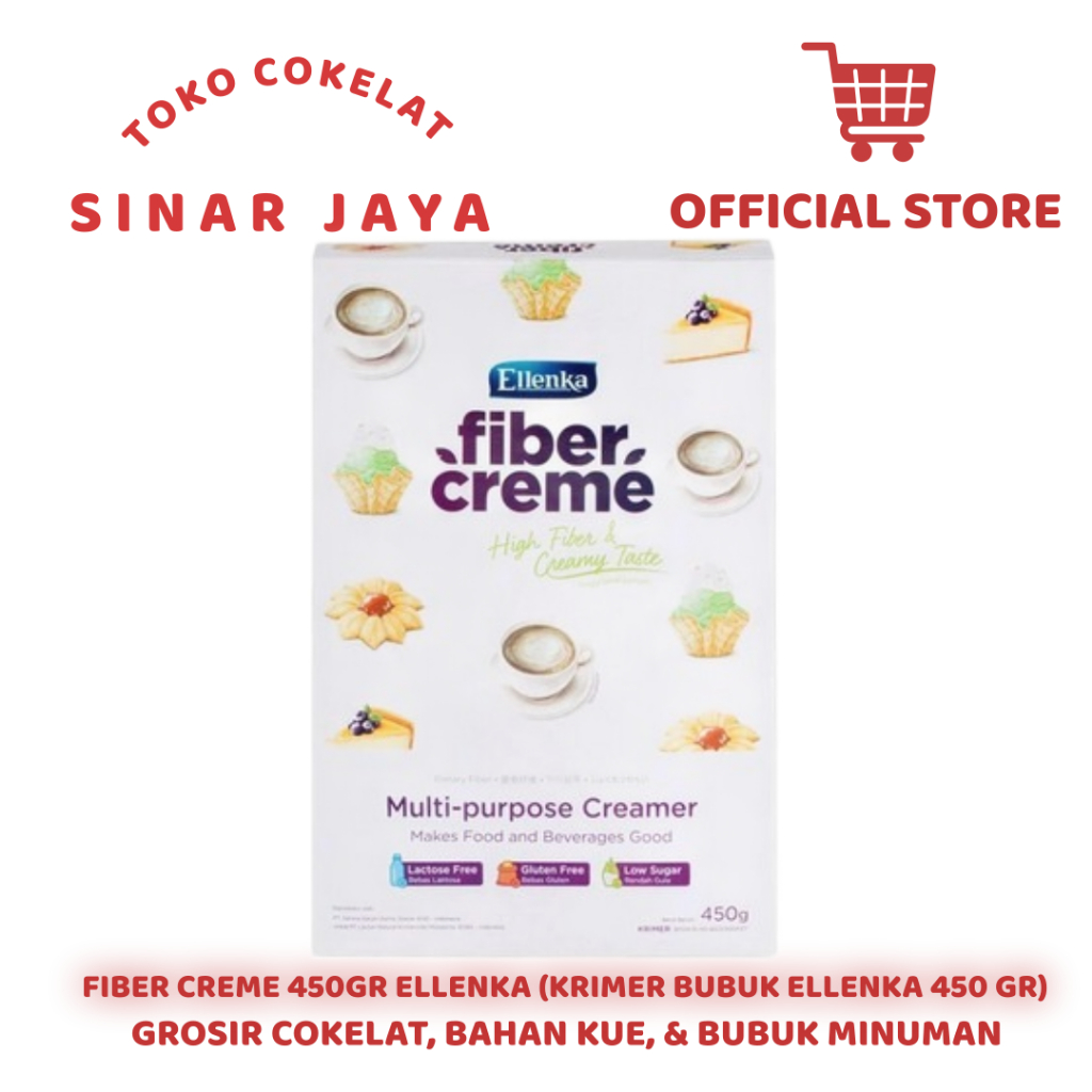 

Ellenka Fiber Creme 450Gr (Ellenka Krimer Bubuk Penggati Santan) | Fiber Creme Ellenka 450 Gram