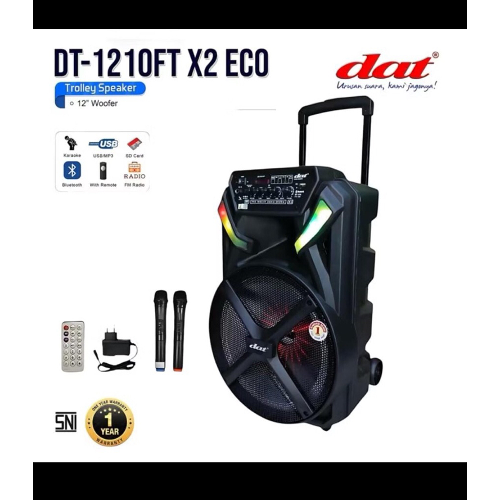 DAT SPEAKER  DT121OFT X2 ECO TERMURAH