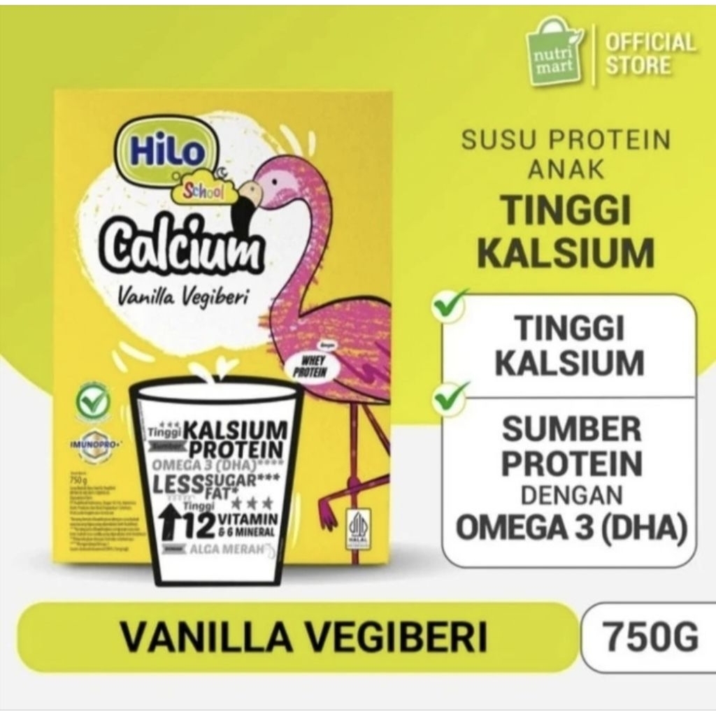 

PROMO BERHADIAH!!! Hilo School Vanila Vegiberi 750 gr - Susu Tinggi Kalsium