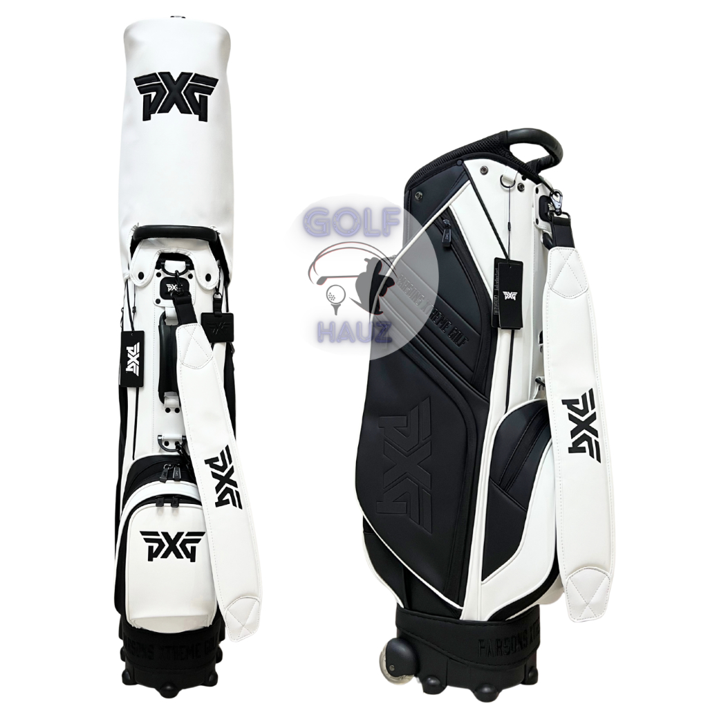 Trendy Stylish Cart Bag Golf dengan Wheels Model Koper Suitcase PXG Golf Carry Standing Driving Turu