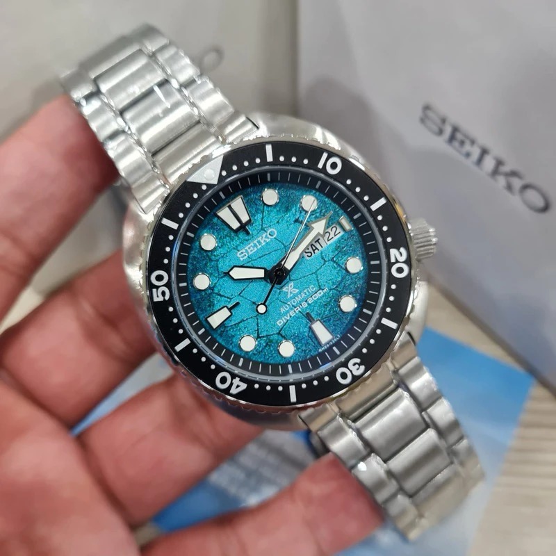 jam tangan pria SEIKO DRIVER’s Premium automatic all stell,mesin original seiko
