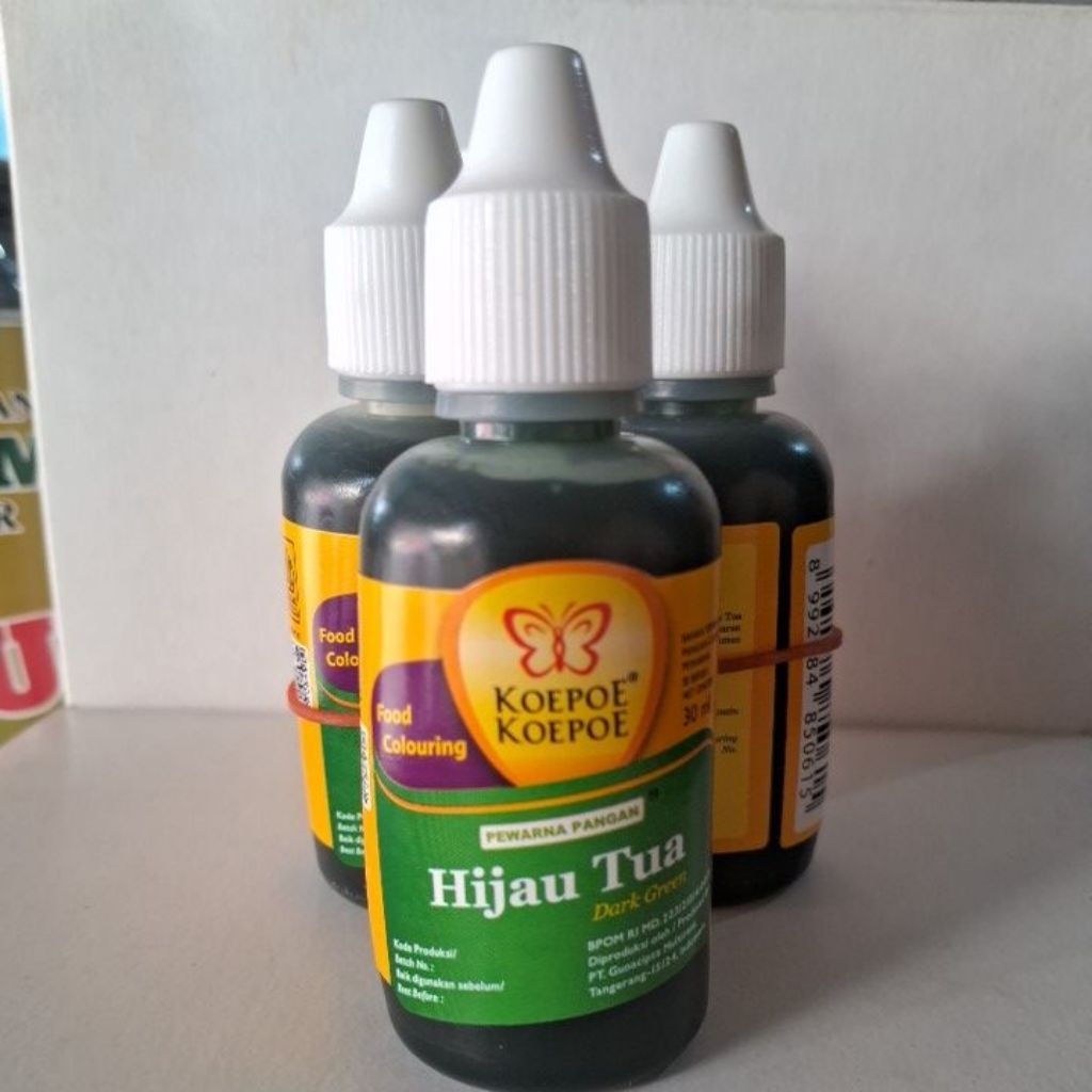 

KOEPOE KOEPOE PEWARNA PANGAN HIJAU TUA (DARK GREEN) 30ML