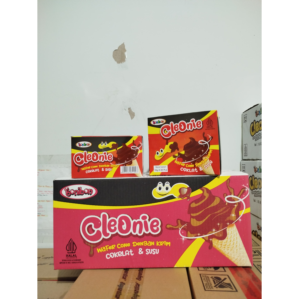 

[GSSNACK] 1 BOX ISI 20PCS COKELAT CONE KRIM SUSU