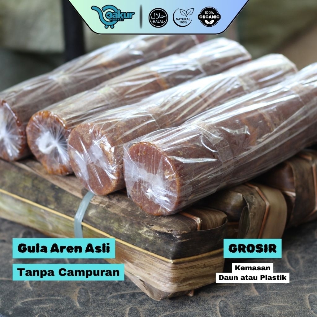 

[GROSIR] 1 Kg Gula Aren Asli Tradisional dari Nira Kawung/Enau Wangi & Legit