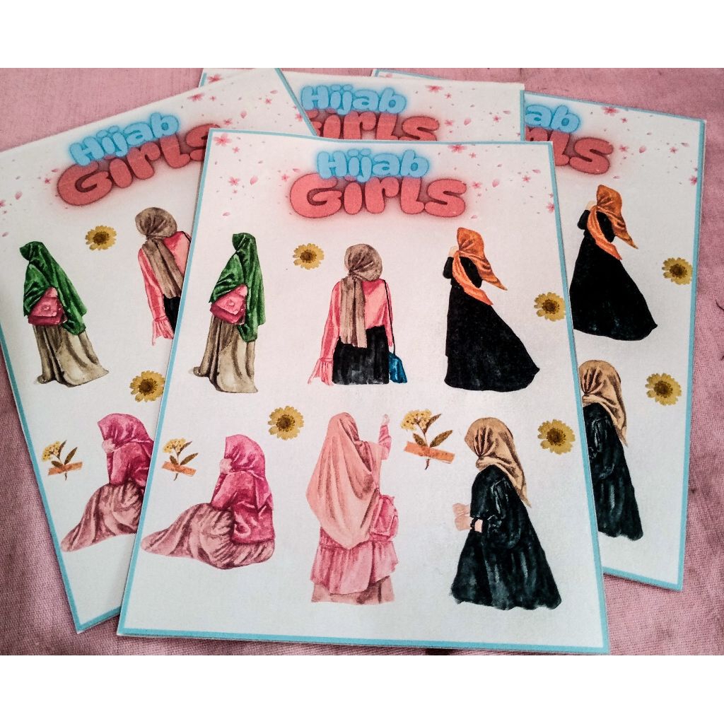 

stiker wanita hijab 30 pcs