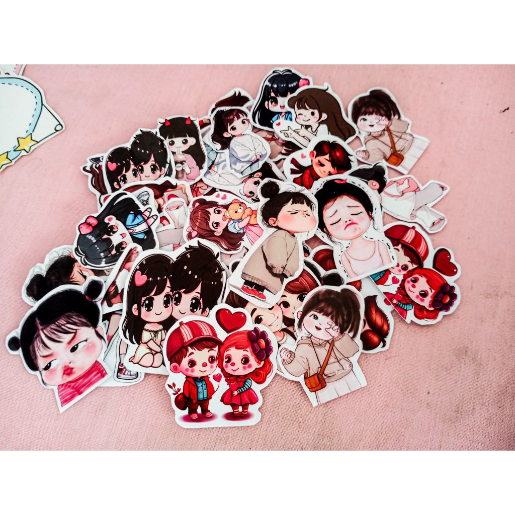 

50 pcs stiker anti air book decoration