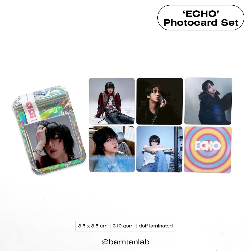 Jin 'ECHO’ Square Photocard Set | PC BTS