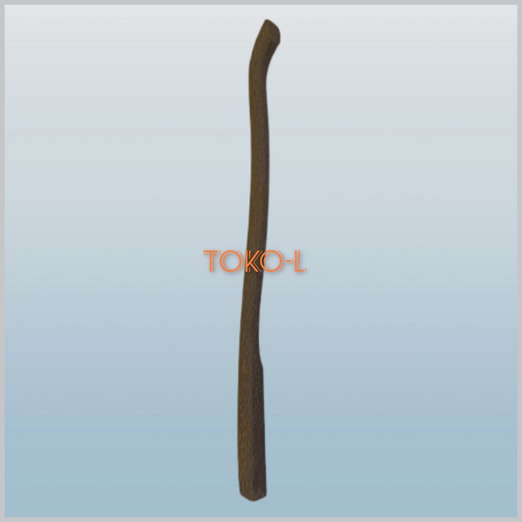 Gagang Cangkul atau Pacul Bahan Kayu Ruyung atau Kawung Kuat dan Antik