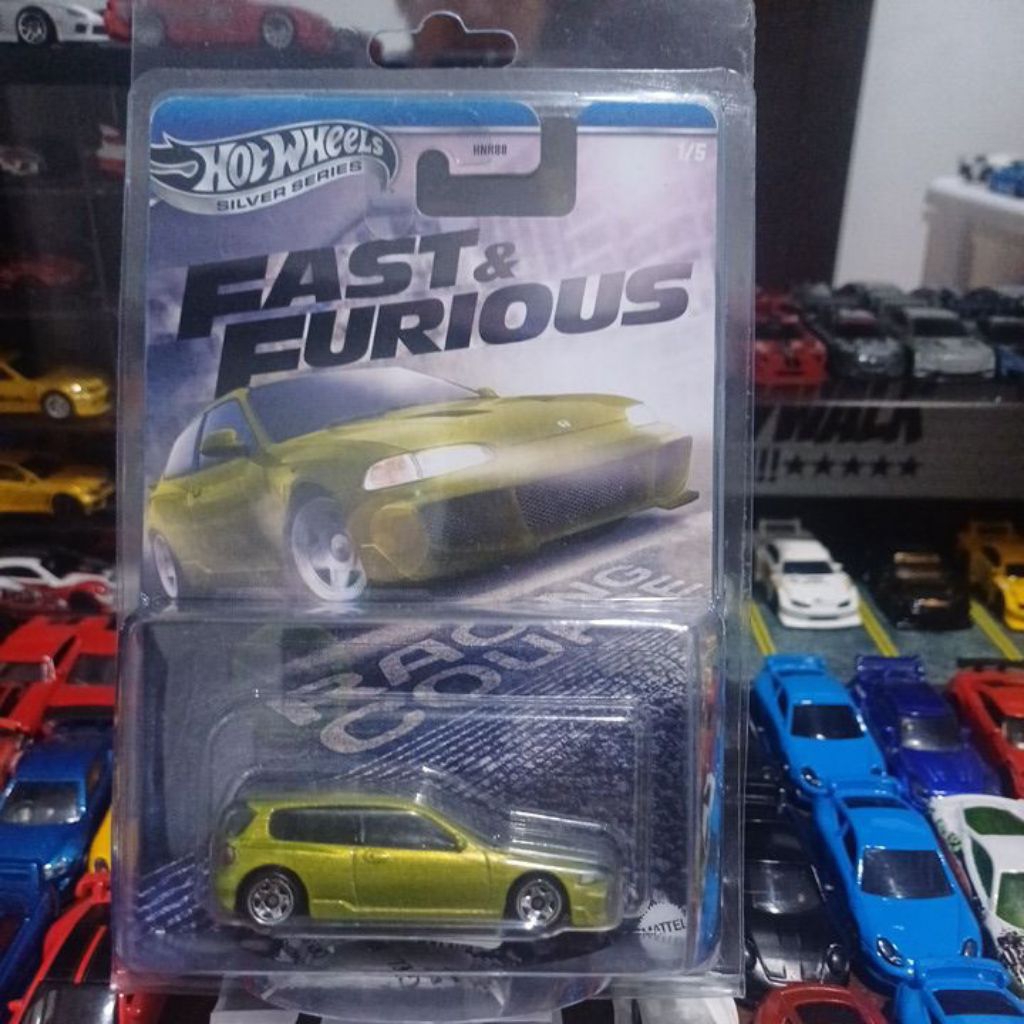 Hotwheels honda civic eg hijau