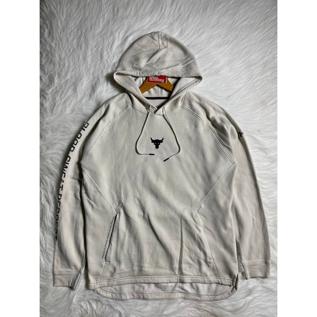 Hoodie ander arm0r x project rock second (3149) - Hoodie second - hoodie second branded - Jaket Seco