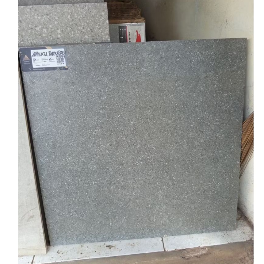 granit 60x60 arienta dark grey matt by arna tiles