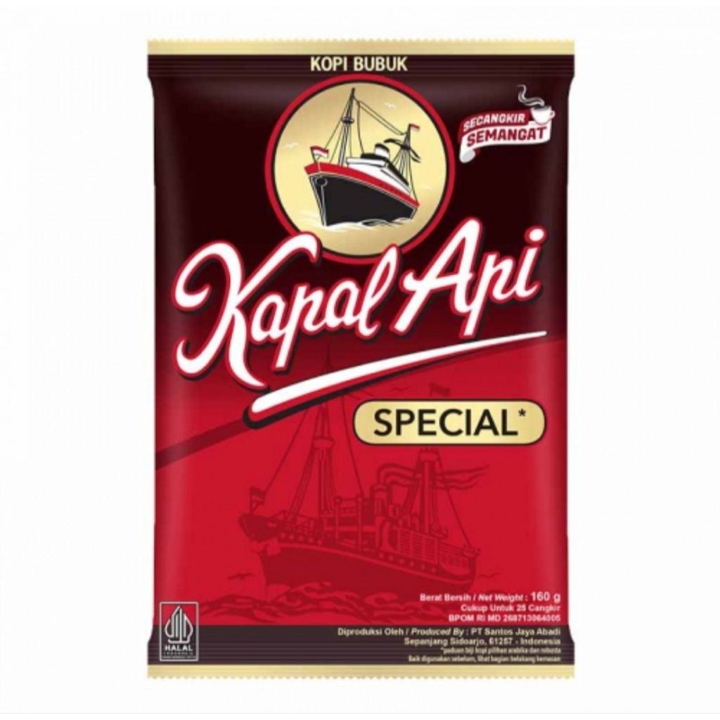 

Kapal Api Kopi Bubuk Instan Special Bag 150 g