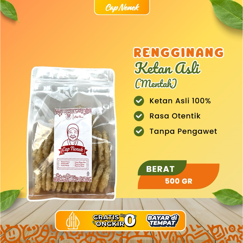 

Cap Nenek Rengginang Mentah Ketan Asli Original Terasi 30pcs 500gr Premium