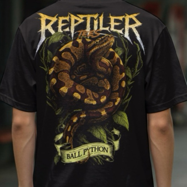 KAOS - ULAR BALL PHYTON ,T-Shirt - SNACK HEAD